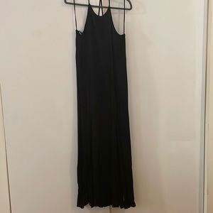 Black maxi dress